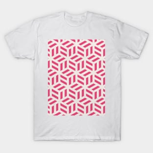 Square Box Linework Pattern T-Shirt